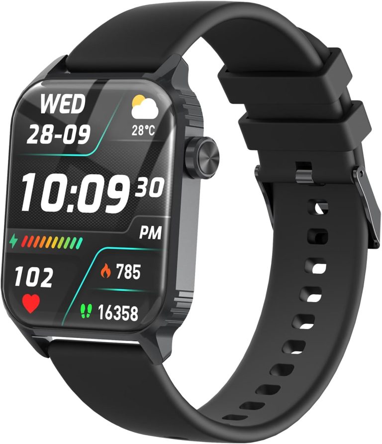 Smart Watches for Women Men, 1.83 inches HD Smartwatch with 90 Sports Modes, Heart Rate/Sleep Monitor, IP67 Waterproof, Bluetooth Call & Music Control