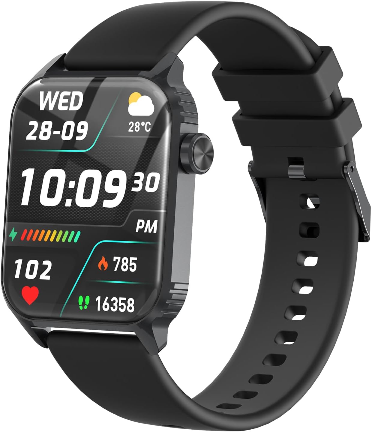 Smart Watches for Women Men, 1.83 inches HD Smartwatch with 90 Sports Modes, Heart Rate/Sleep Monitor, IP67 Waterproof, Bluetooth Call & Music Control